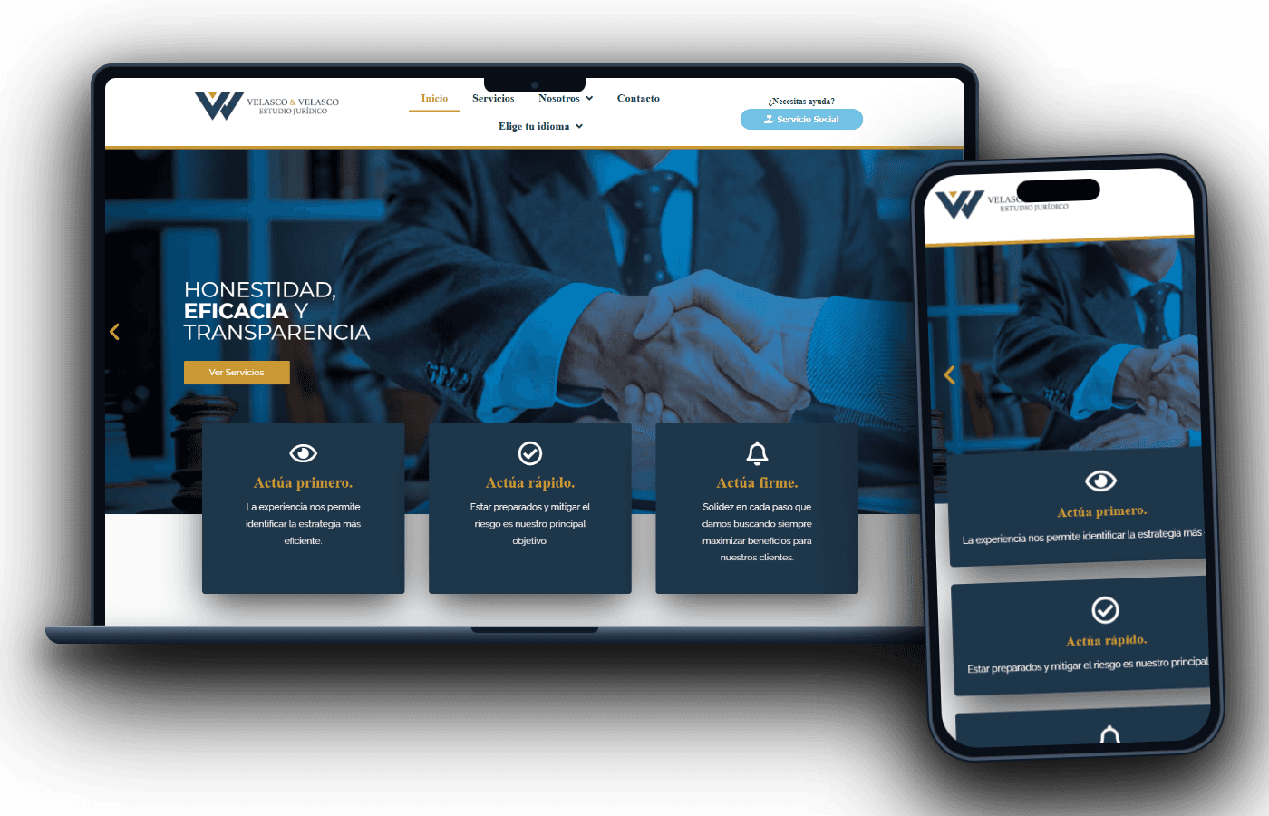 Velasco & Velasco Estudio Jurídico · Servicios Legales y Asesoría Corporativa
